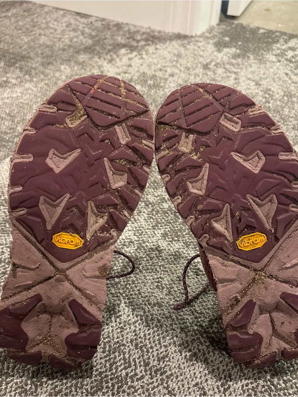 Hoka One One Anacapa Low GTX Burgundy Athletic Outdoor Shoes Womens U.S. 9B